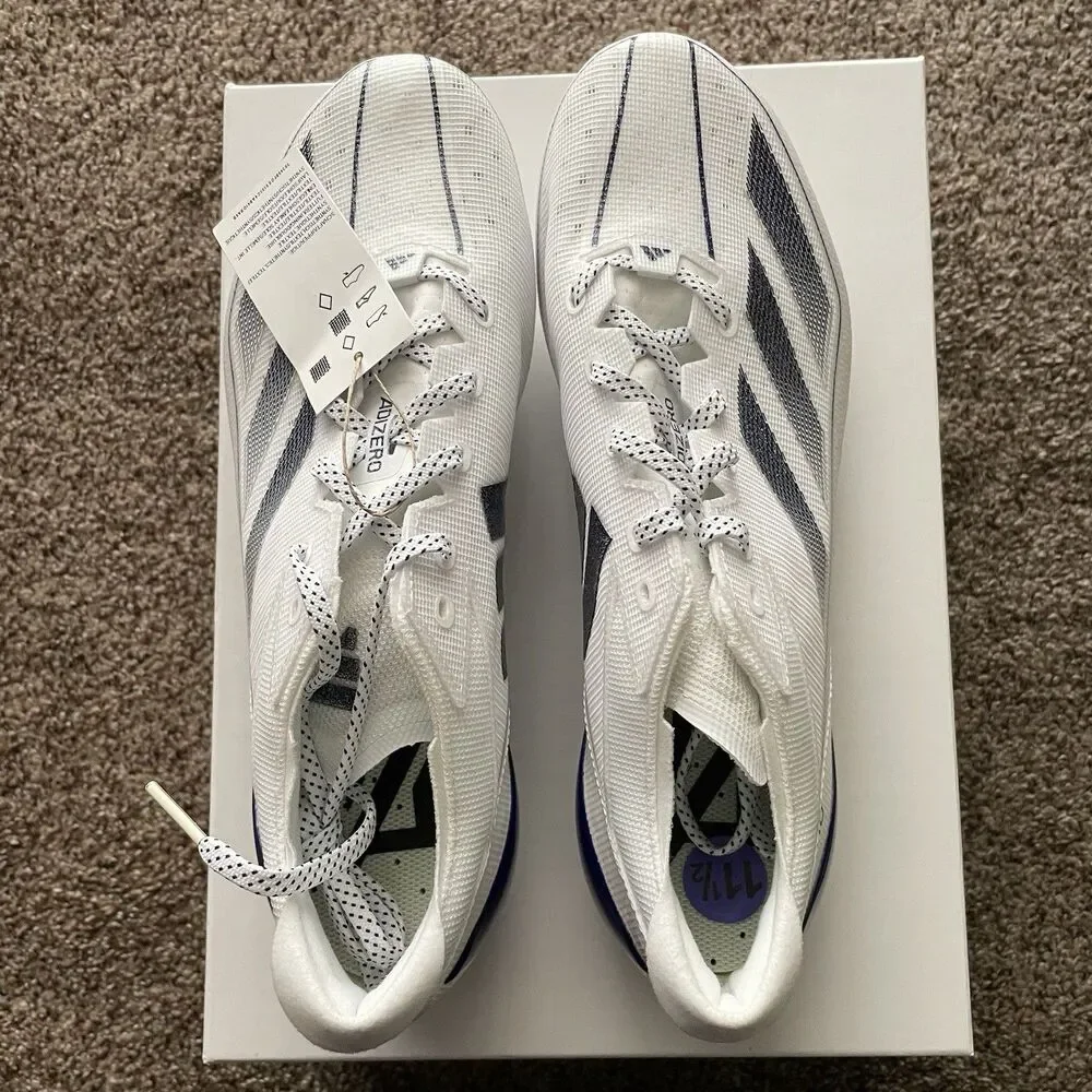 Adidas Adizero Electric Speed Football Cleats Mens Size 8 White Purple IE4372